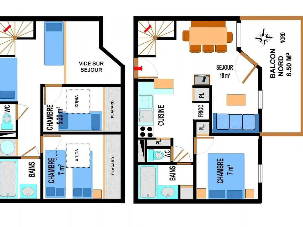 Duplex 10 Pers Au Pied Des Pistes Avec Parking, Balcon Et Wifi A Val Cenis - Fr-1-508-25 Apartment Lanslevillard France